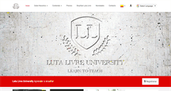 Desktop Screenshot of lutalivreuniversity.com