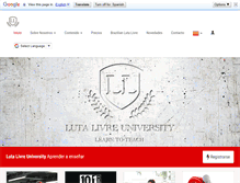 Tablet Screenshot of lutalivreuniversity.com